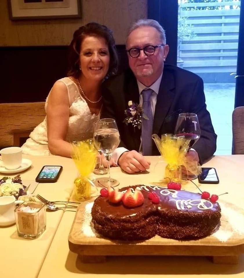 Happy couple who met at speed dating ct