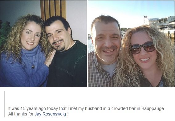 Happy couple who met at speed dating ct