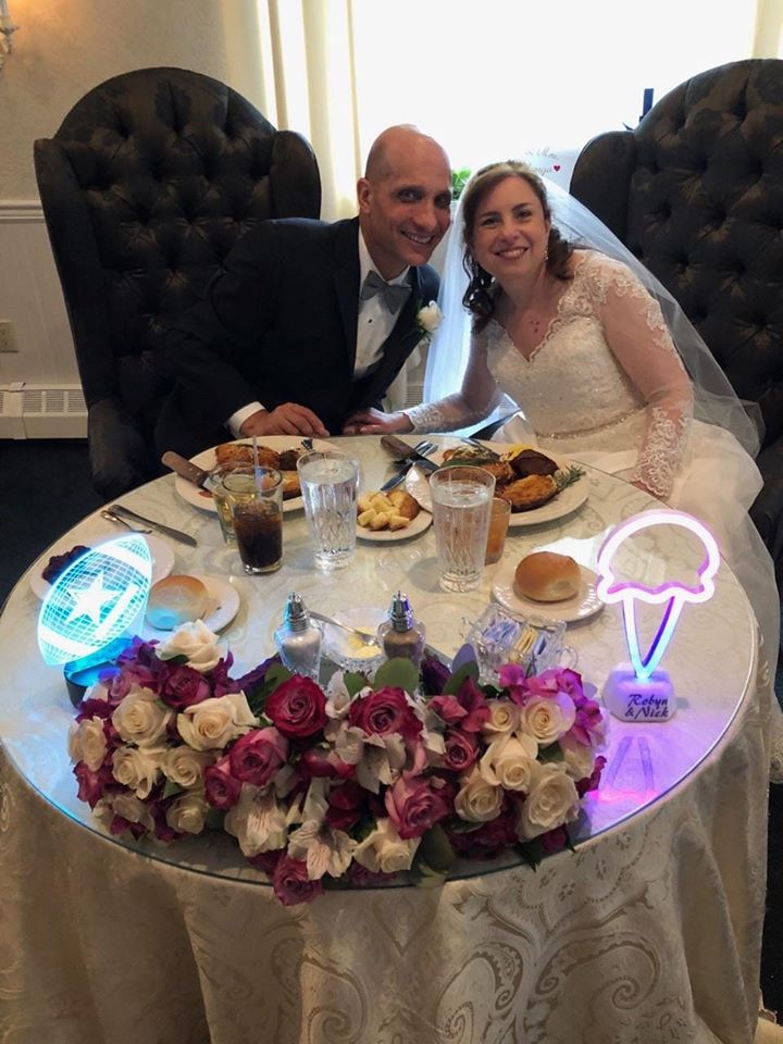 Happy couple who met at speed dating ct