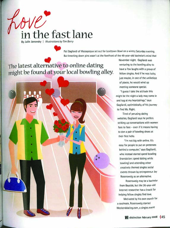 Long Island love for singles bowling